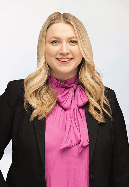 Professional headshot of Abigail E. Grieve, a dedicated divorce attorney in Denton, Texas, who assists clients with complex family law matters.