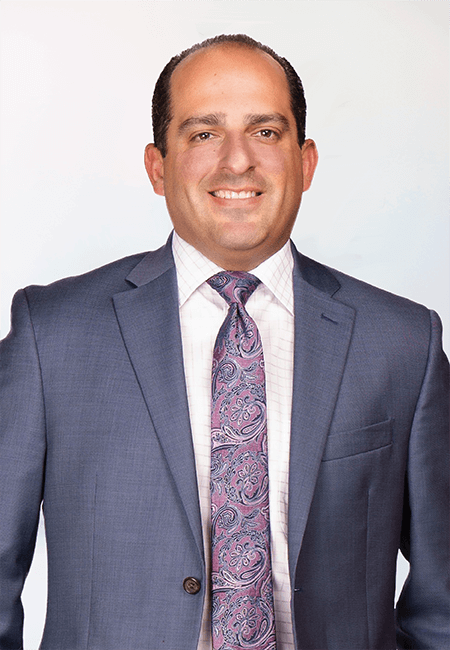 Professional headshot of Eric A. Navarrette, divorce attorney in Denton, Texas, who handles complex family law cases, including child custody, divorce.